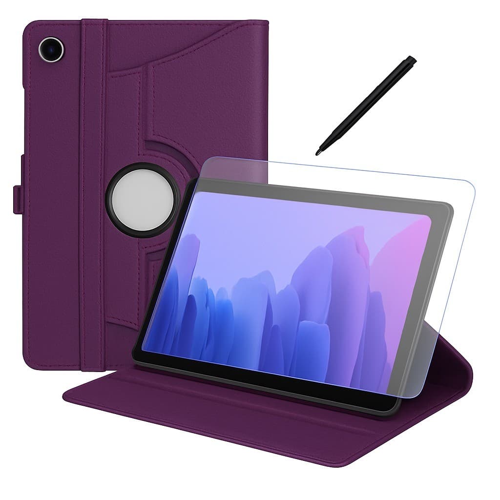 Kit Capa Giratória Tablet Universal 9/10/11 Polegadas + Película + Caneta Touch de Brinde Imediato