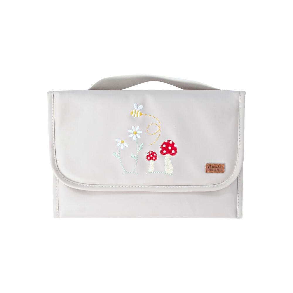 Trocador Com Bolso Cogumelo Impermeável E Emborrachado 100% Pvc - 01 Peça