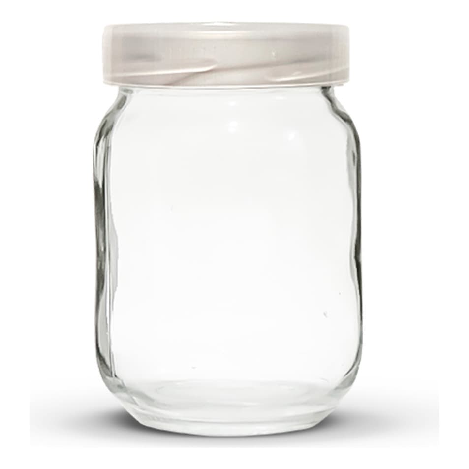 Kit 6 Potes De Vidro Amamentação Para Guardar Leite Materno