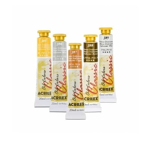 Tinta a Óleo Acrilex Oil Colors 20ml | Para Pintura em Tela, Arte e Estudos de Cor | Linha Classic