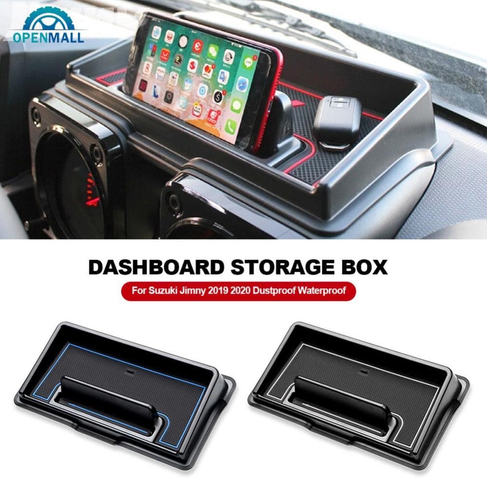OPENMALL Caixa De Armazenamento Do Painel Interior Carro Bandeja Titular Acessórios Para Suzuki Jimny 2019 2020 À Prova 