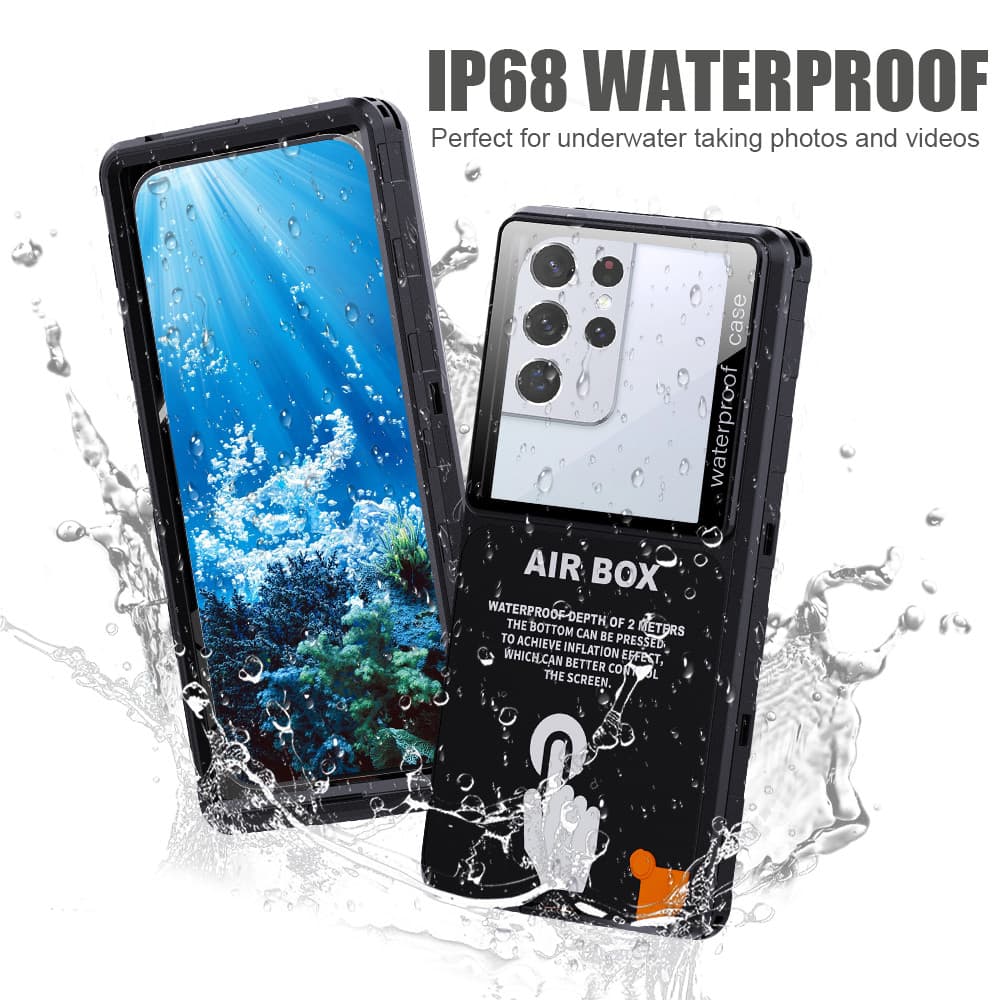 Shellbox-Capa universal À Prova D'água De 6.9 Polegadas , Tela Sensível Ao Toque Subaquática , De Poeira E Anti-Queda , 