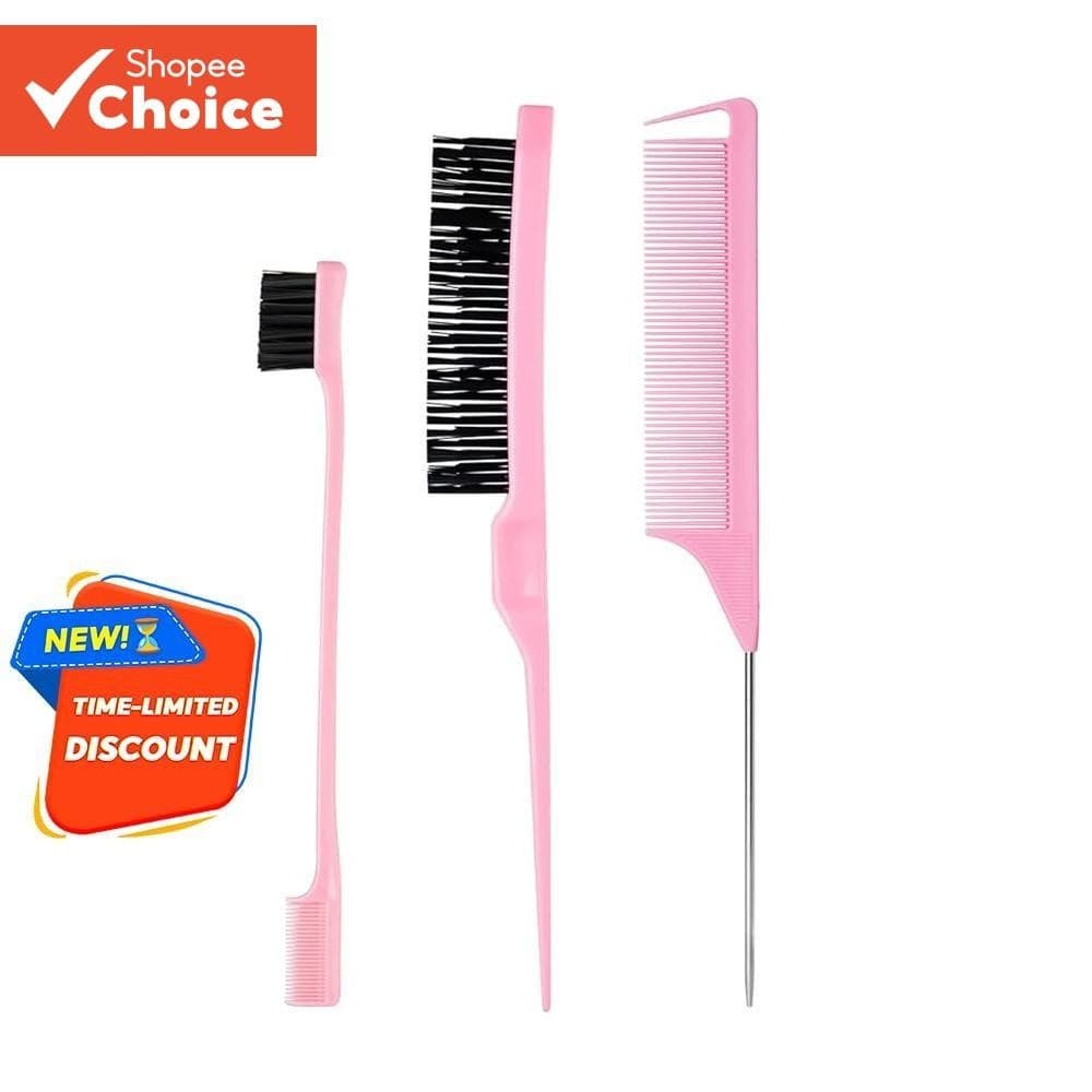 Conjunto De Pente De Estilo Inclui Cauda Pontiaguda , Escova De Provocação , Ferramenta De Trança De Cabelo , Design Pro