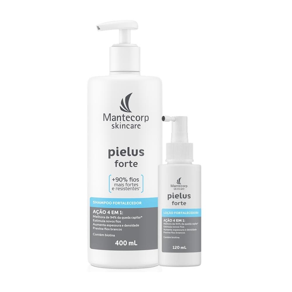 Kit Shampoo Pielus Forte 400ML + Loção Pielus Forte
