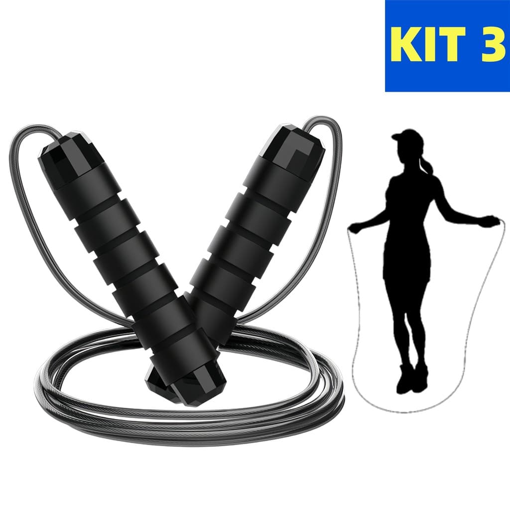 Corda de Pular Com Rolamento Ajustável Profissional 3M - sueprxiang