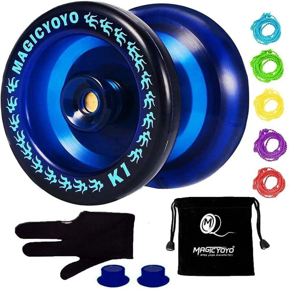   K1 ABS Yo-Yo Profissional com Rolamento de Esferas Brinquedo de Truque Azul DZFR U4ZW