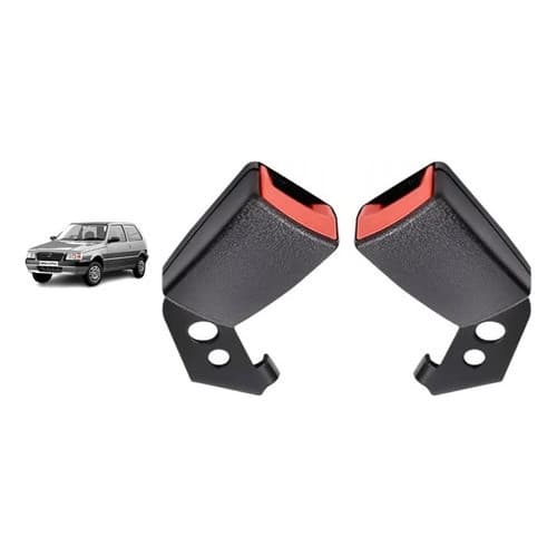 Par Haste Rígida Cinto De Segurança Dianteiros Fiat Uno