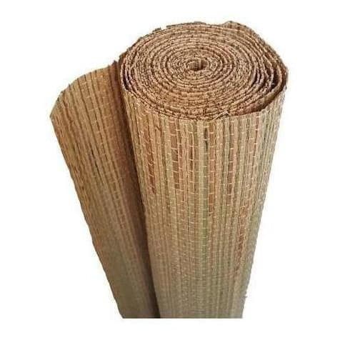 Rolo De Esteira De Palha Junco Para Pérgola 90cm X 10mt