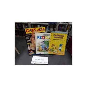 Madeira Reciclar! A15B2 autor Veronica Bonar Kit 3 Livros Leitura em Casa Mlivr