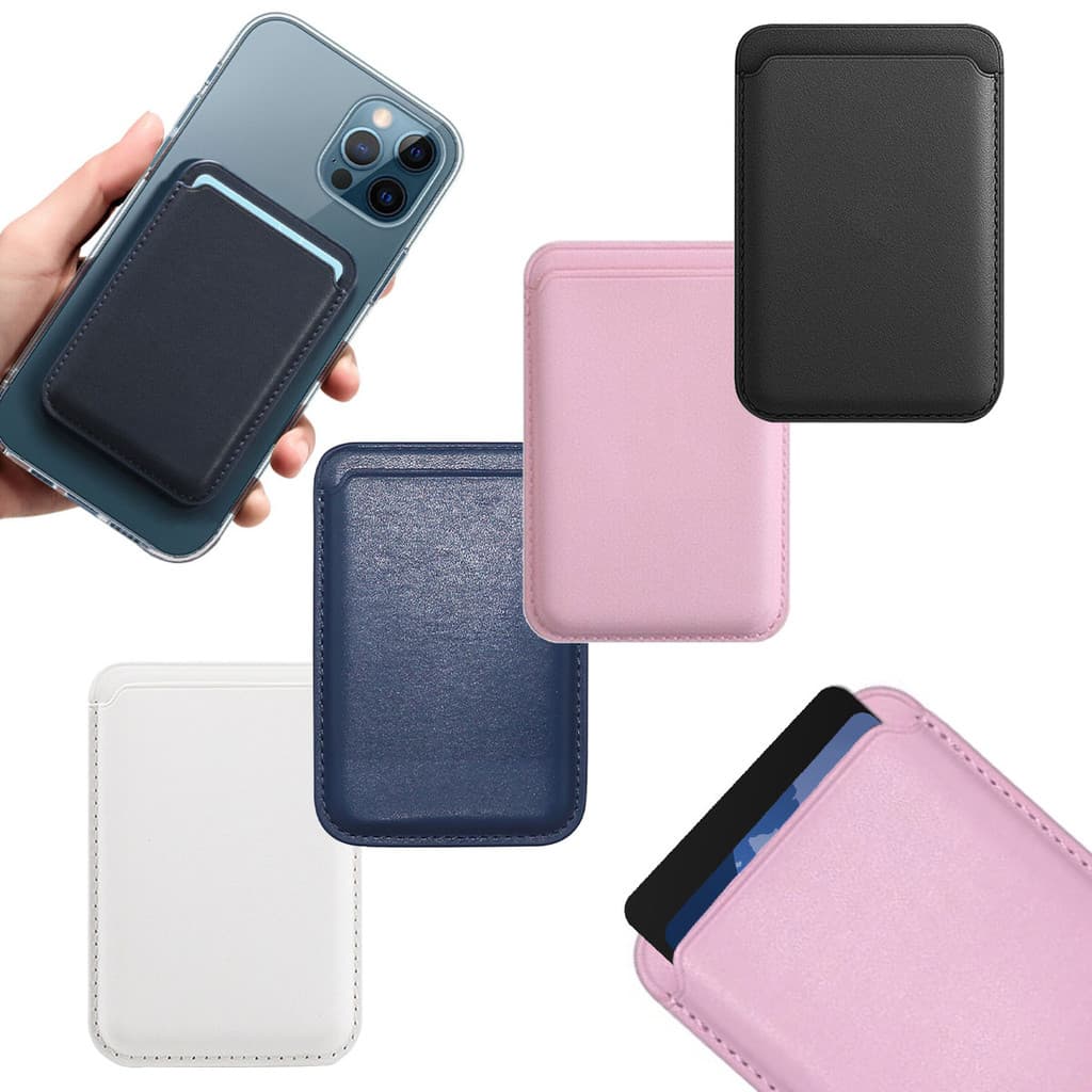 1 PCS Carteira De Couro Caso Porta-Cartões Compatível Com Suporte Magnético Bolso Para Telefone