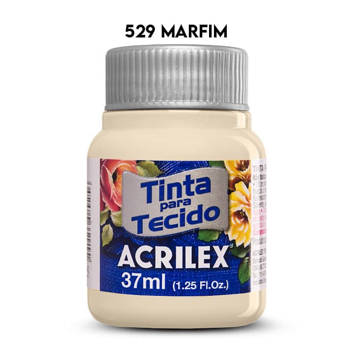 TINTA TECIDO ACRILEX 37ML FOSCA 529 MARF