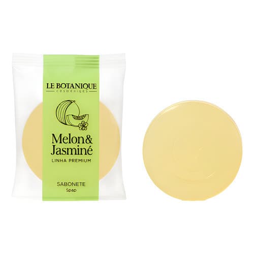 50 Sabonetes Vegano Hotelaria 20g Le Botanique Melon Jasmin.
