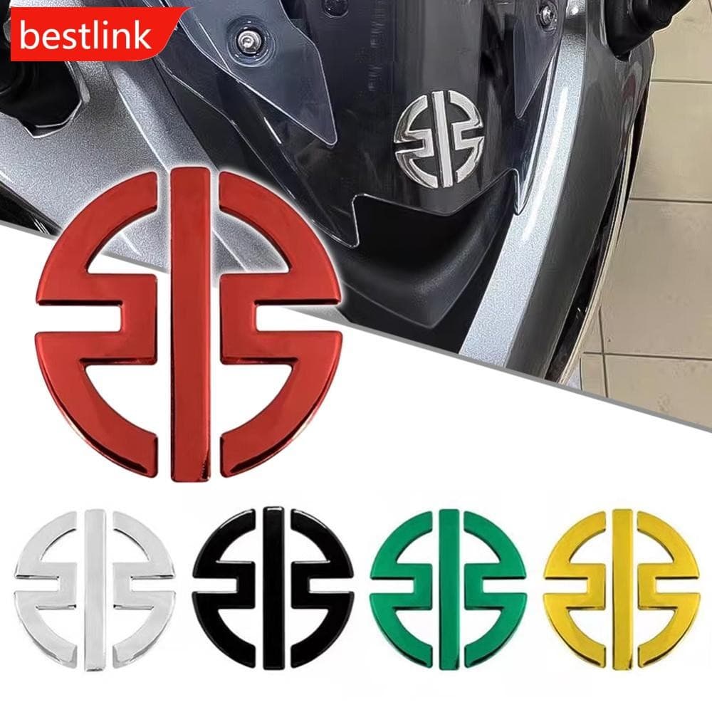 BESTLINK 2 Peças Adesivos De Motocicleta 3D Decalques De Carenagem Emblema Logotipos De Tanque Para Kawasaki NINJA H2R Z
