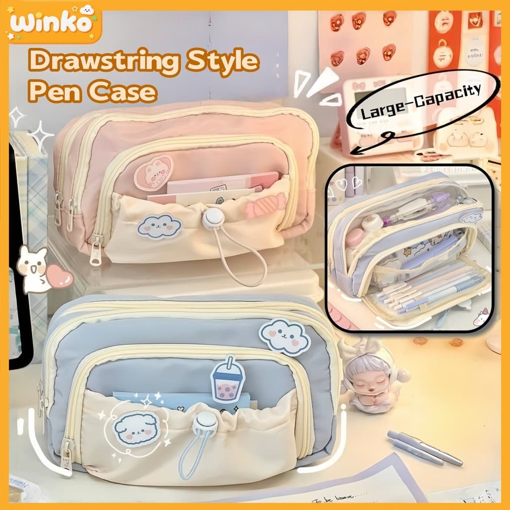 Estojo Estudantil De Alta Capacidade Multifuncional Para Papelaria Nova Lápis Bosco.Loja