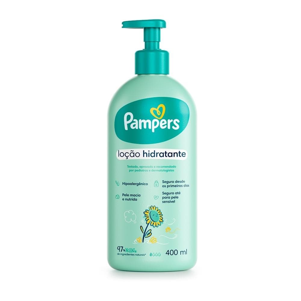 Loção Hidratante Corporal Pampers Girassol 400ml