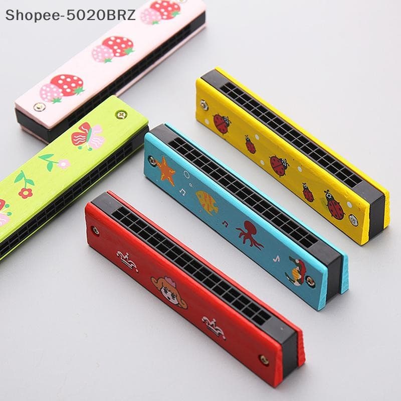 [THEBR] Instrumentos Musicais 16 Furos Boca De Sopro Gaita Melódica Para Brinquedos Infantis [BR]