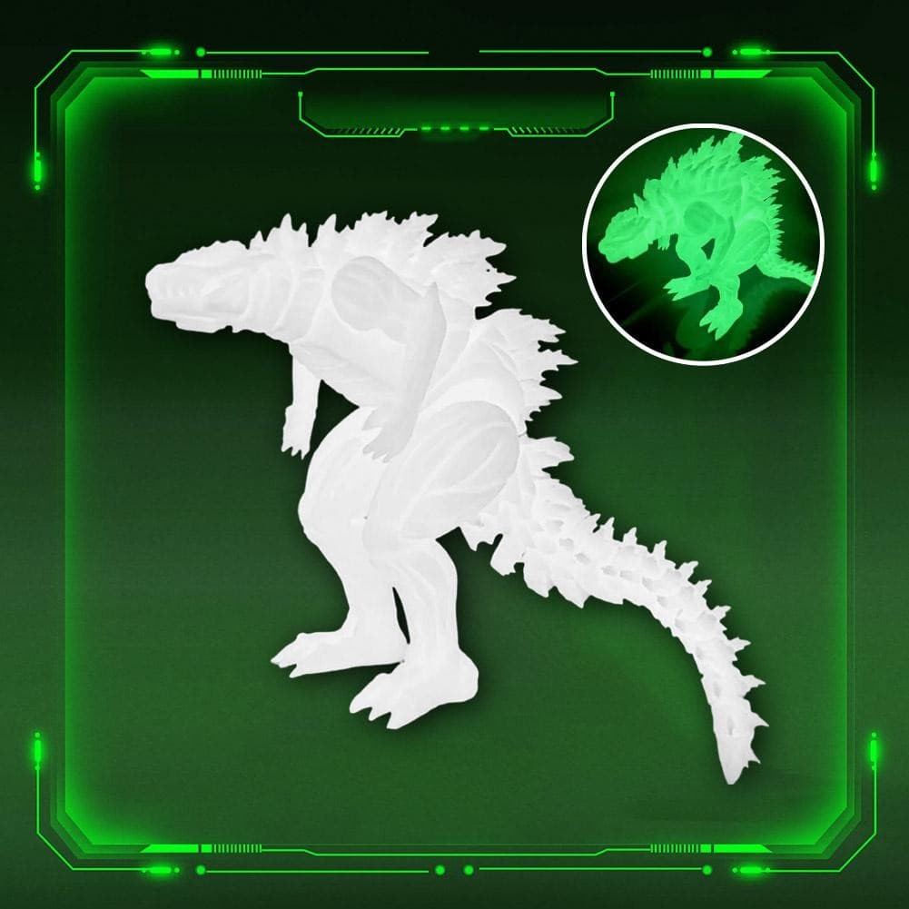 Impressão 3D Que Brilha No Escuro Brinquedo Mecânico Godzilla Monstro Articulação Móvel Modelo Criativo Completa De Deco