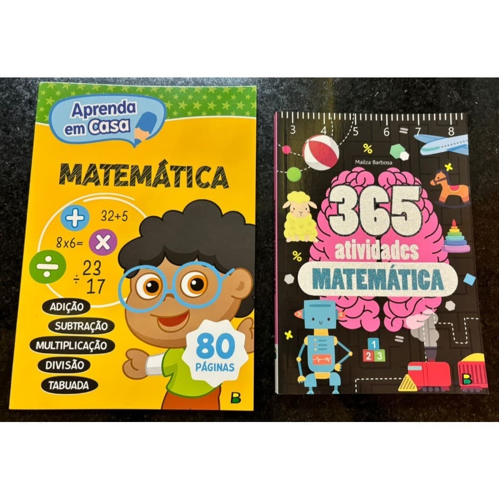 Kit de Matemática Com 2 Livros 365 + Matemática Volume Único