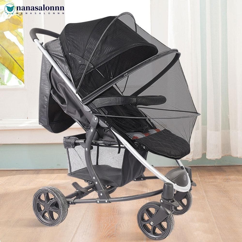 NANASALONNN Tipo Zíper Rede De Berço Do Bebê Mosquiteiro Carrinho Anti-bug Infantil Proteção Malha Acessórios S7T1