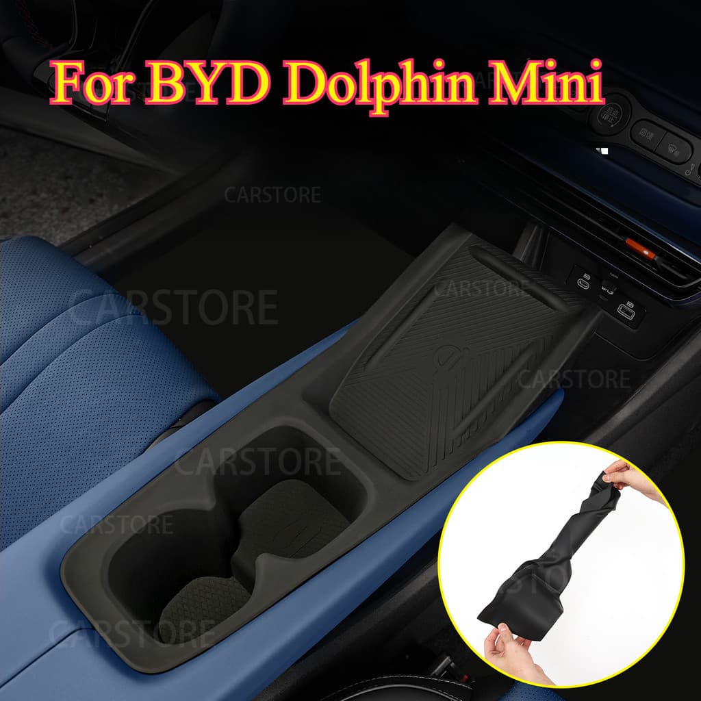Para BYD Dolphin Mini Controle Central Almofada De Silicone De Carregamento Sem Fio Interior Do Carro Copo De Água Prod