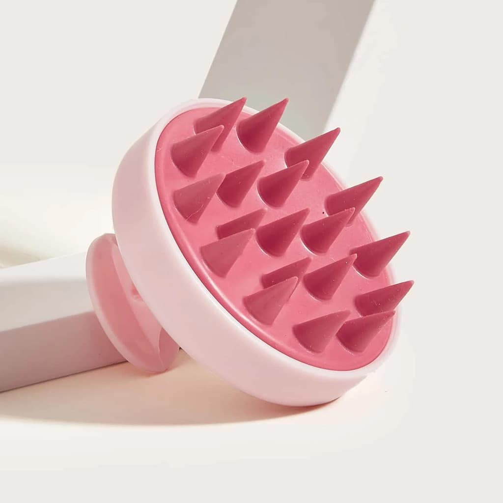 Massageador De Couro Cabeludo Shampoo Escova De Silicone Macio Lavar Cabelo Capilar Espuma