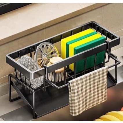 Supote metal para Esponja , Suporte De Torneira, Escorredor De Sabão, Organizador Prateleira De Toalha, Acessórios