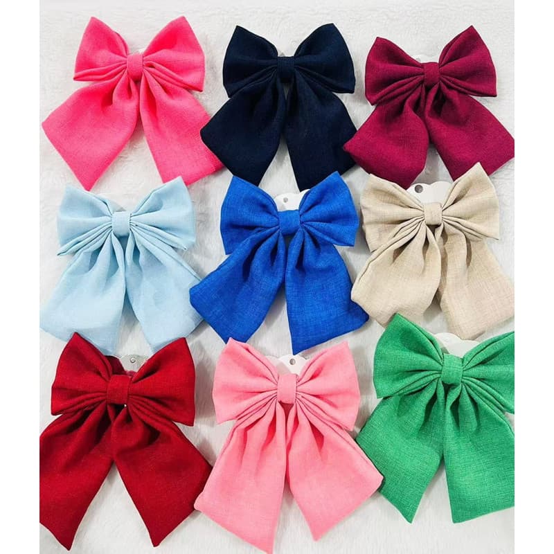 Laços de cabelo adulto infantil femininos moda blogueira coloridos