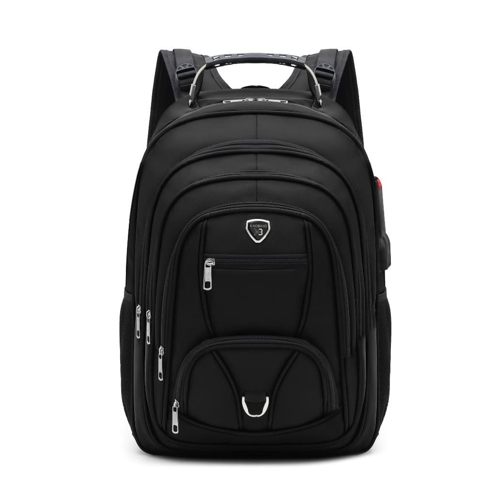 Mochila Bolsa Notebook Impermeável Resistente Reforçada cabo de aço saída USB