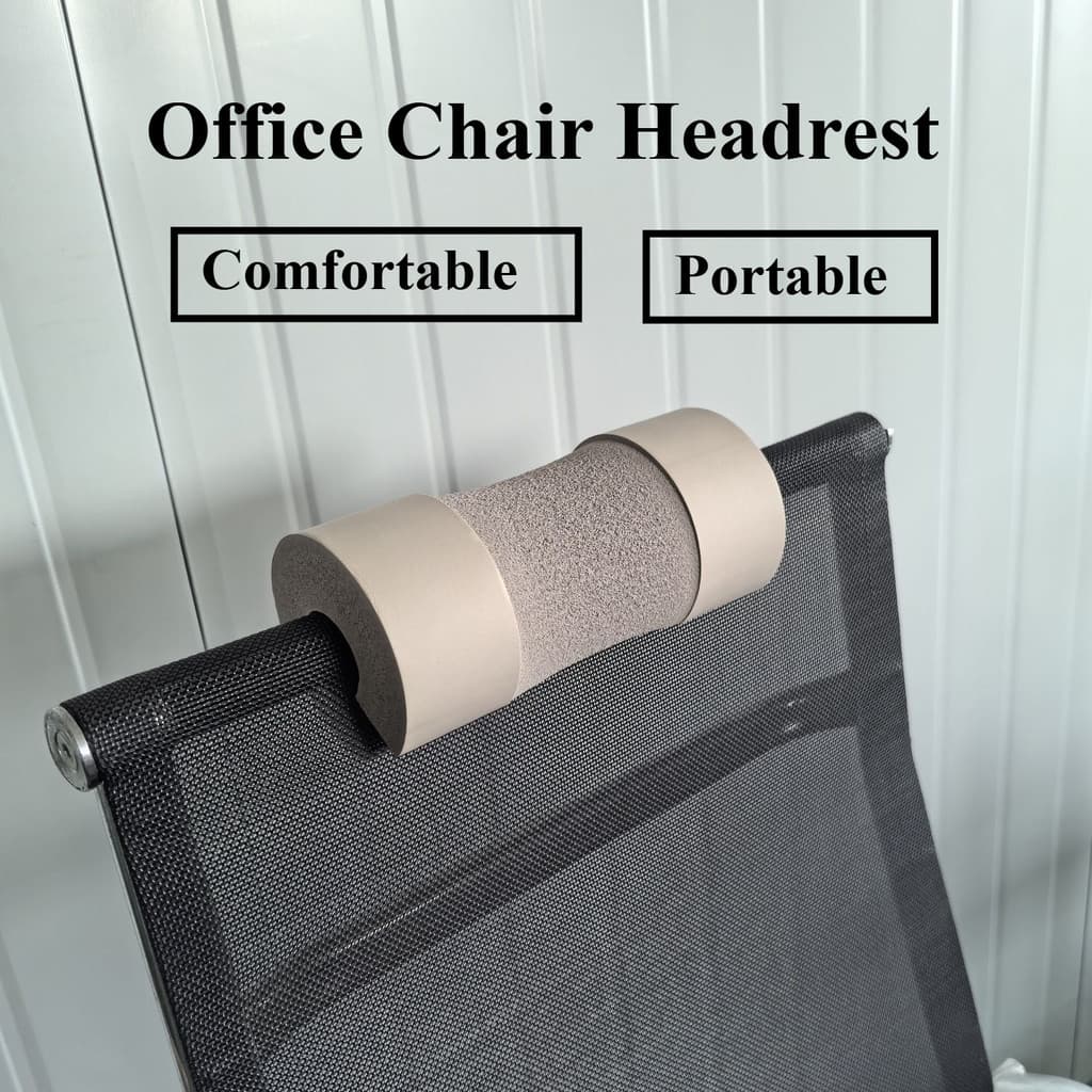 Travesseiro De Encosto De Cabeça Para Cadeira De Escritório Mesa , Carro , Lounge , Suporte De Pescoço Super Confortável