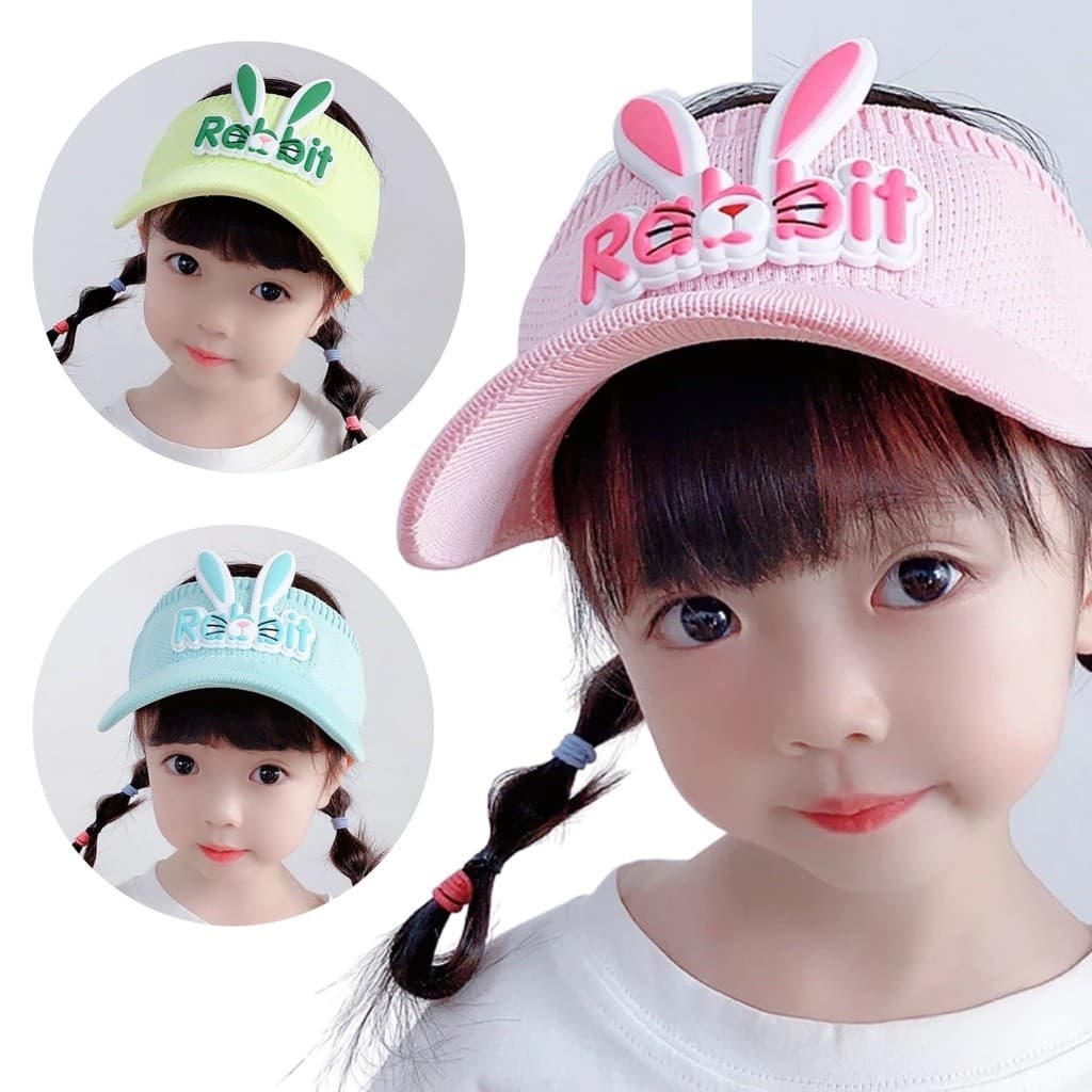 Chapéu De Sol Infantil Mulheres No Verão Top Vazio Anti-uv Chapéu De Sol Bebês Respirável Bonito Chapéu De Sol Mulheres