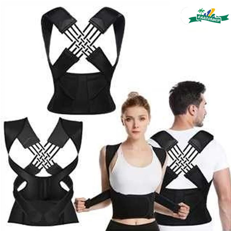 Colete de Correção Postural Cervical com Design Ergonômico e Suporte