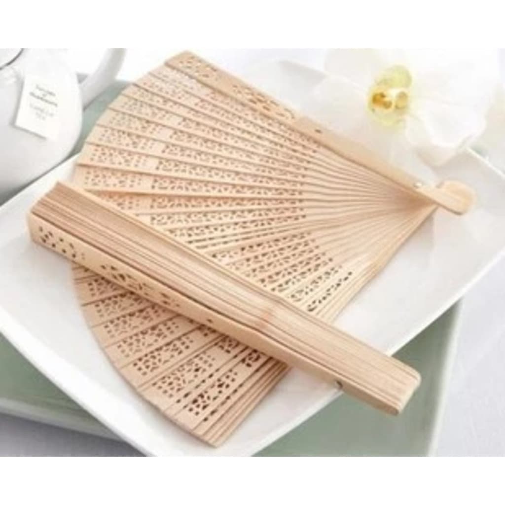 G GUAN KIT 6 Pcs Leque De Madeira Leve Moda