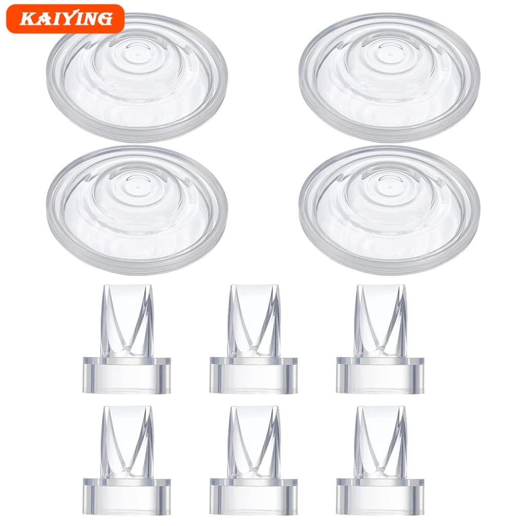Válvula Bico De Pato E Diafragma De Silicone , Compatível Com Bomba Tira Leite Elétrica , Peças/Acessórios Da (Conjunto De 10)