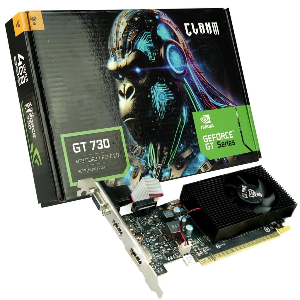 Placa de Video Nvidia Gt730 4gb Ddr3 128bit Hdmi Vga