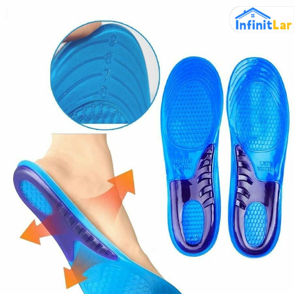 Palmilha Ortopédica em Silicone - Suave e Durável para Seus Calçados