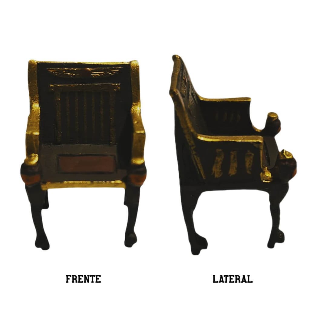 Cenas do Antigo Egito I: O Faraó e a Esposa Real Volume 04 (somente a miniatura) AEG025 Edições Del Prado