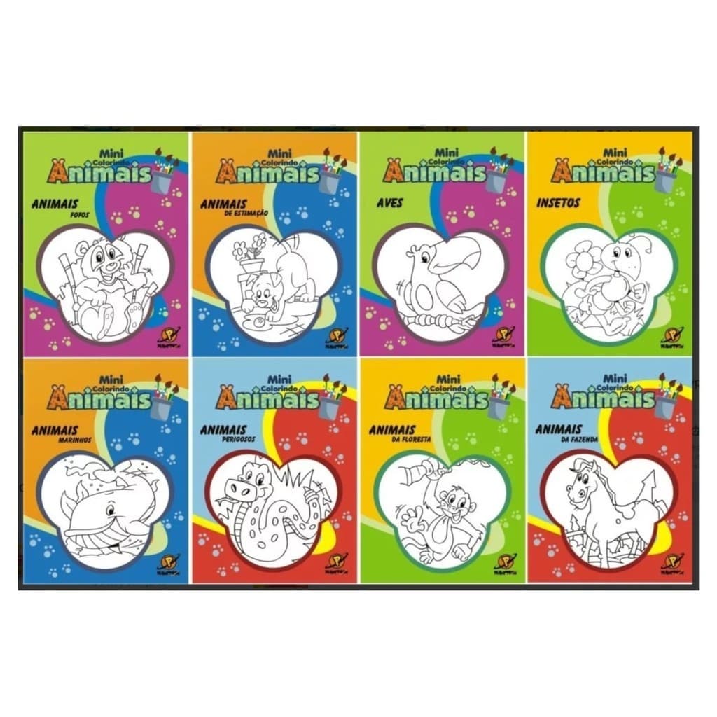 30 Livros De Colorir Variados Diversos / Atividades Vários Temas Diversos