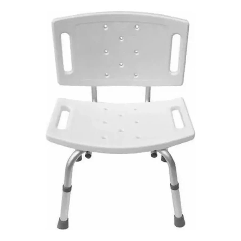 Cadeira Banco De Banho Com Encosto E Assento Ajustável