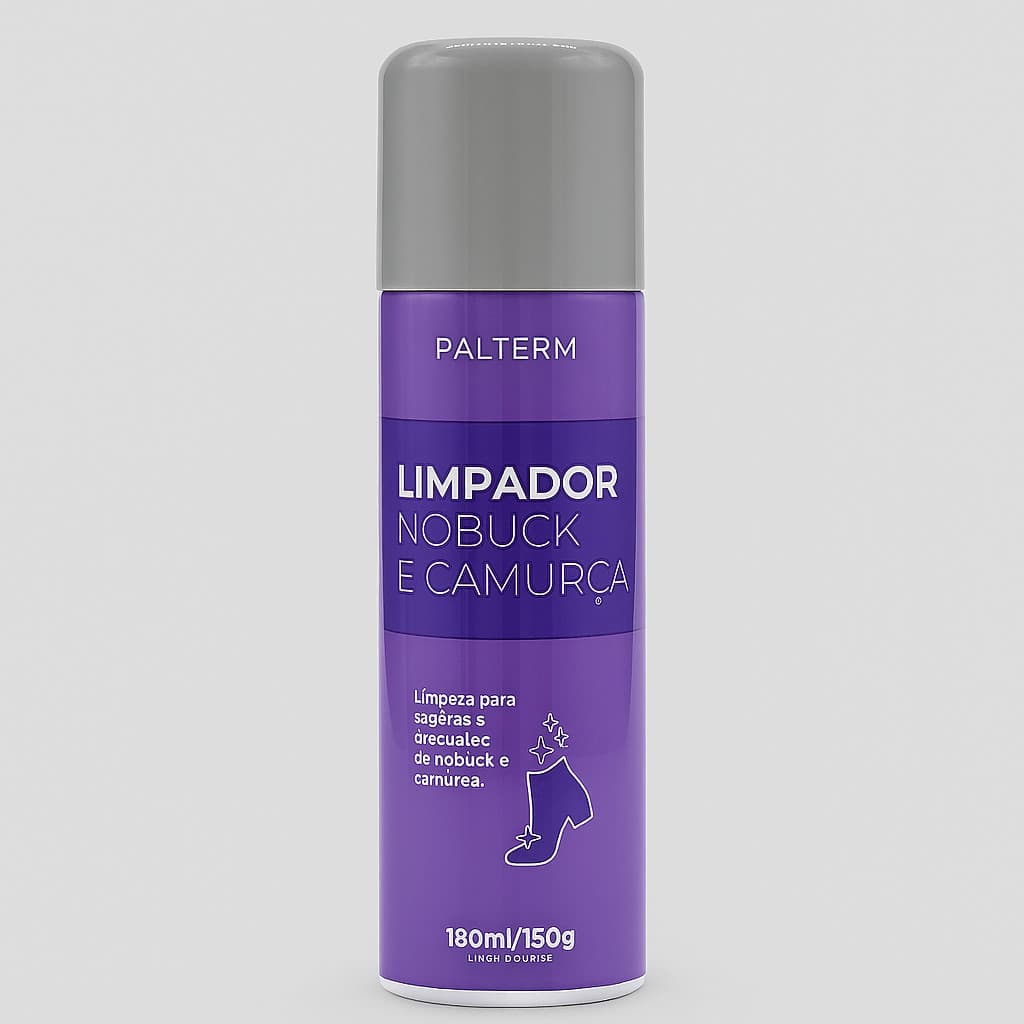 Limpador de Nobuck e Camurça Palterm 180ml