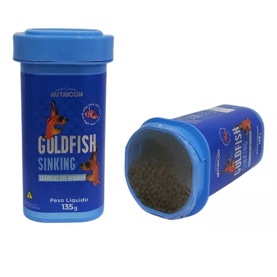 Ração Para Peixes Nutricon Goldfish Sinking 135g - Kinguios
