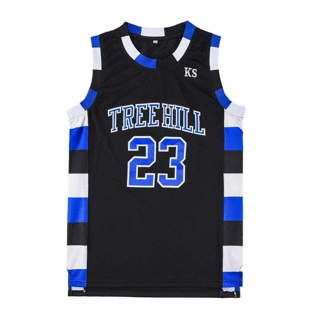 Colina Uma Árvore Nathan Scott 23 # 3 Camisa De Basquete Ravens Costurada Filme Esportivo maillot