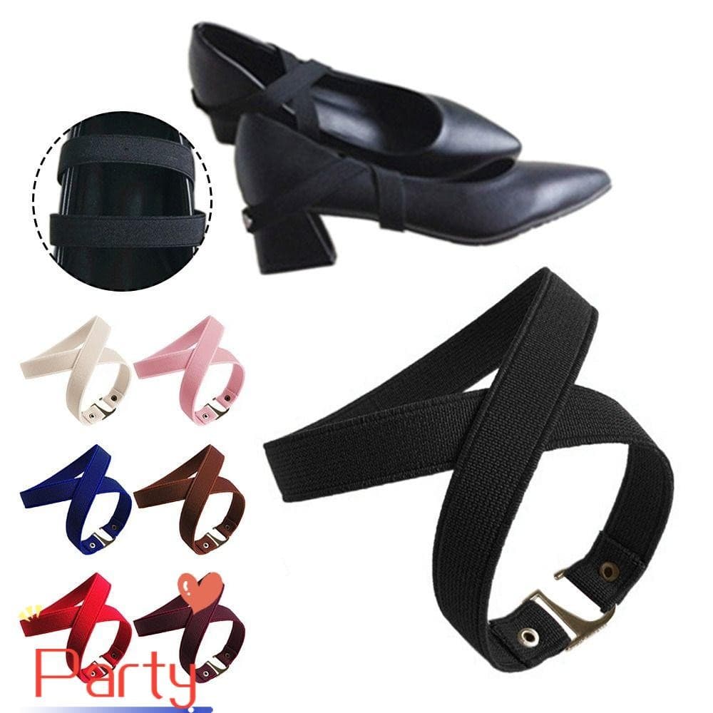 Festa 1 Par Pacote Cadarço Acessórios De Sapato Moda Feminina Fivela De Segurança Tiras