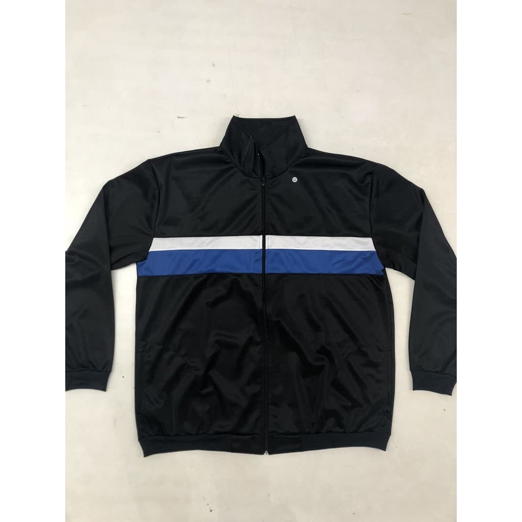 Jaqueta Casaco de Agasalho Esportiva Plus Size  G3 G4 Treino Academia Corrida Sem Capuz  2  Cor Poliéster