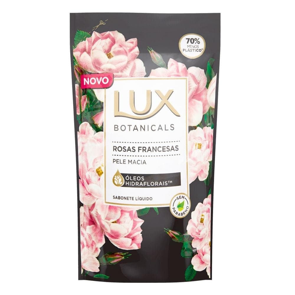 Sabonete Lux Liquido Botanicals 200Ml Rosas Francesas Refil