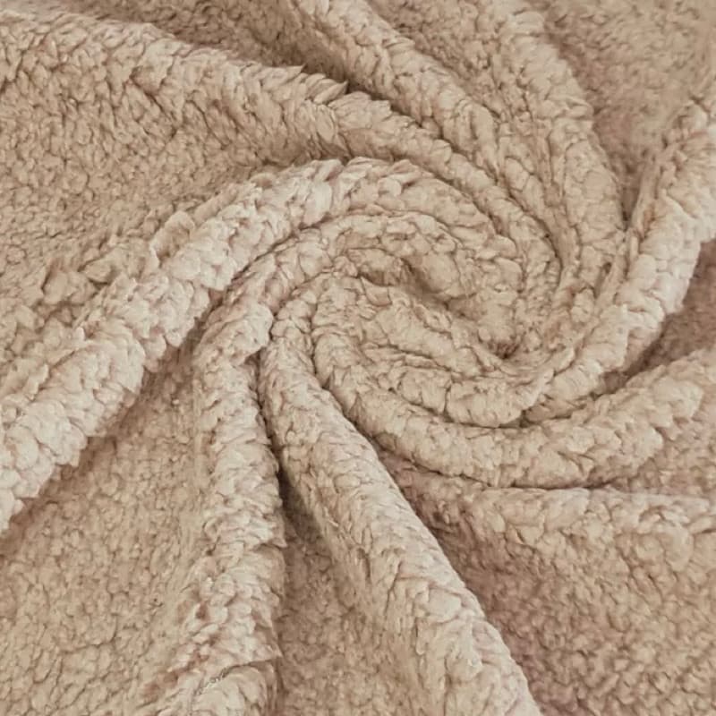 3 Metro Tecido Pele De Carneirinho - Carapinha - Lã De Ovelha - Sherpa - 3mt comp. x 1.60mt larg.