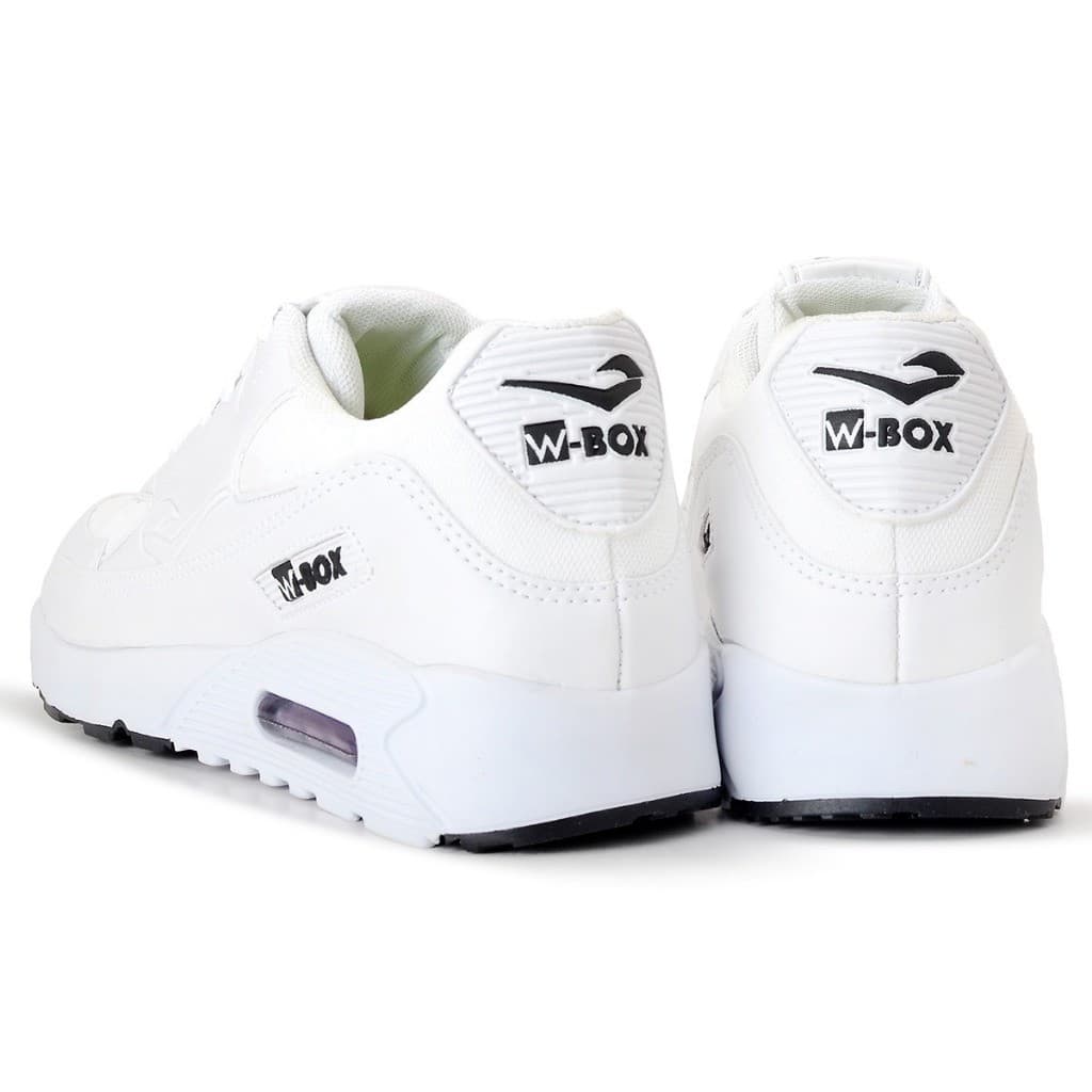 Tenis Wbox Masculino Branco Unissex Confortavel Academia Caminhada Casual