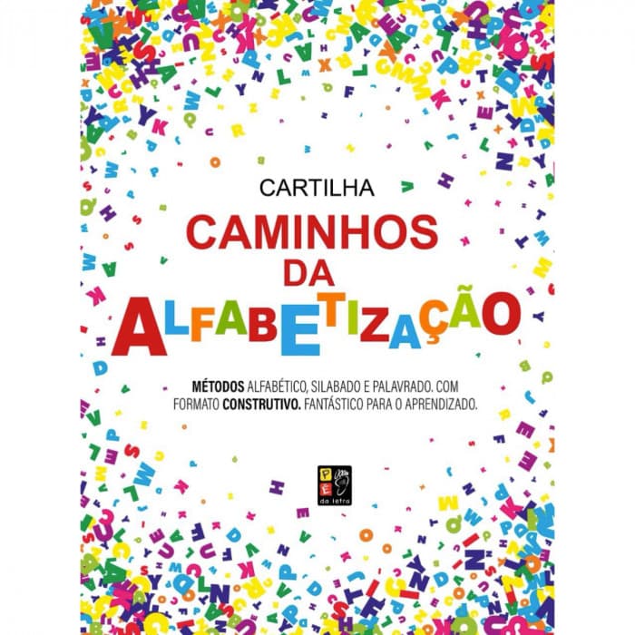 Livro Cartilha Caminhos Da Alfabetização Para criança Aprender Brincando = Divertindo (Pé da Letra)