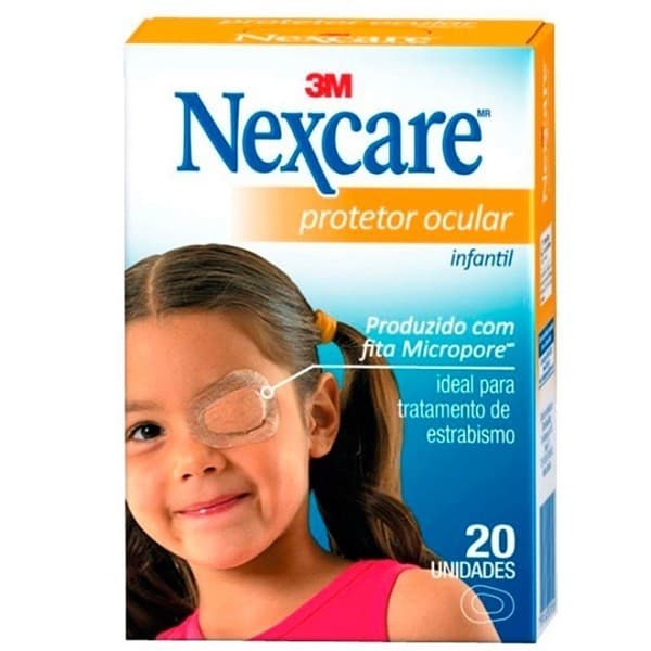 Protetor Ocular Infantil Nexcare 20 Unidades