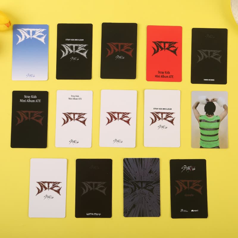 Kpop Idol Stray Kids Mini Álbum ATE Photocards Skz Photo Card Fique Presente