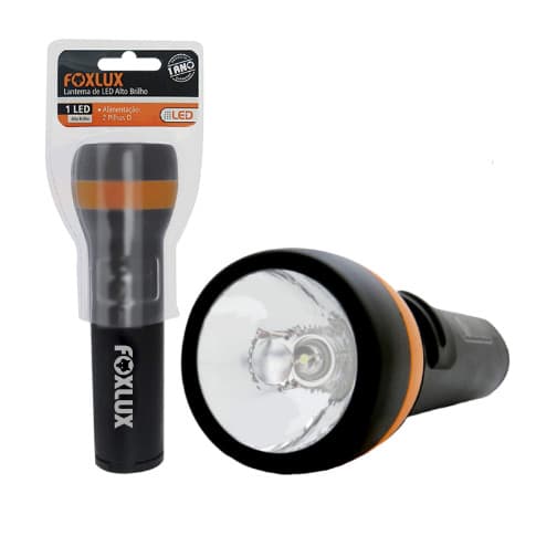 Lanterna de LED 1 led a pilha FoxLux Escolha o tamanho